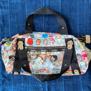 LeSportSac x Tokidoki Duffel Bag in Paradiso pattern